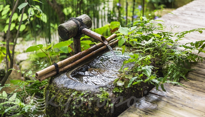 京都の大原にある宝泉院の水琴窟