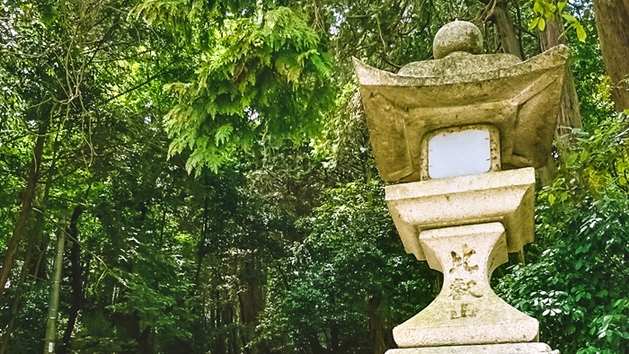 京都の世界遺産 比叡山延暦寺の常夜灯